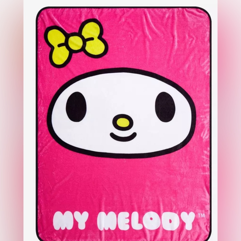 Sold! NWT, My Melody soft throw blanket, Sanrio licensed 45 x 60 inches